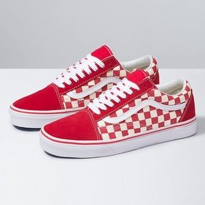 Red Checkerboard Vans